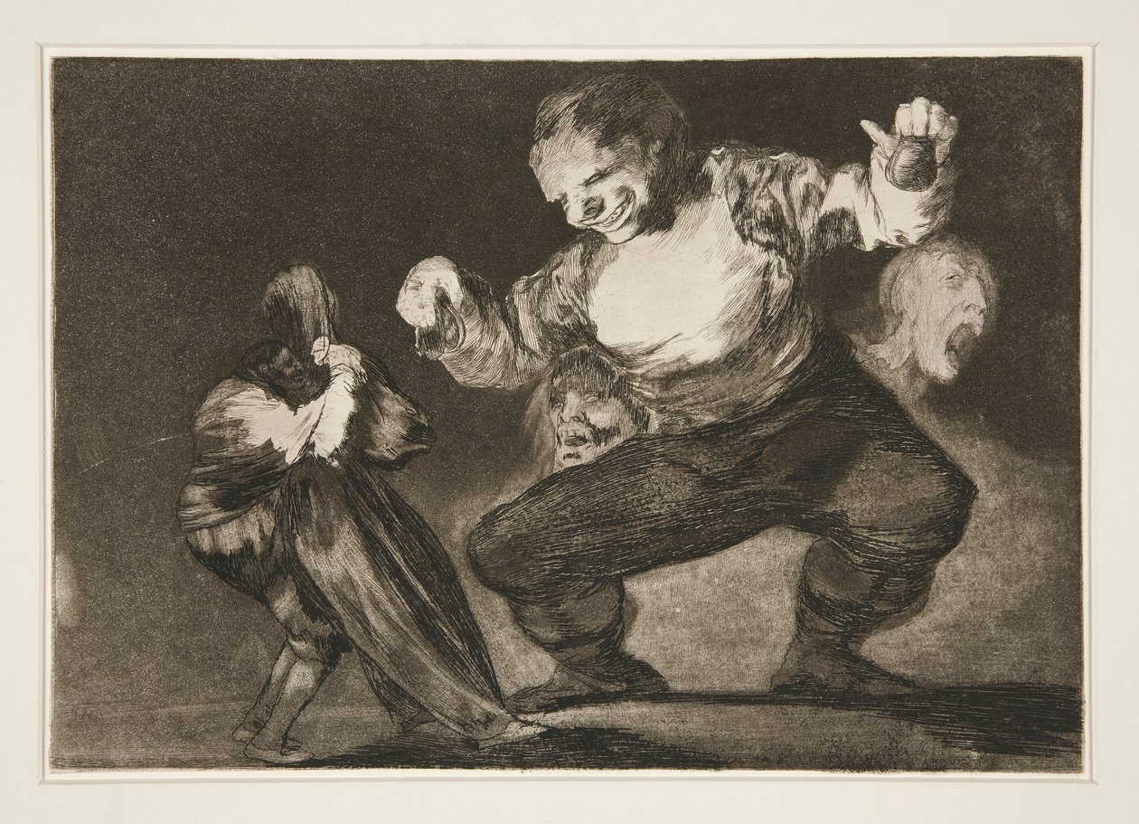 Bobalic?n (Simpleton), pl. 4 fra serien Los proverbios af Francisco de Goya