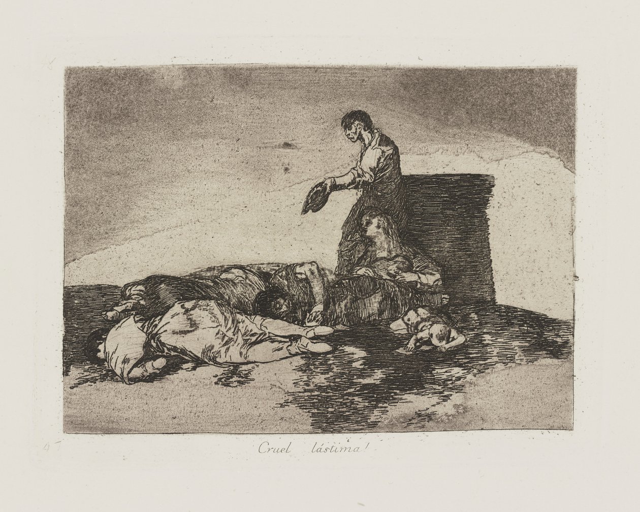 Grusom medlidenhed! (Grusom fortælling om ve!), pl. 48 fra serien The Disasters of War af Francisco de Goya