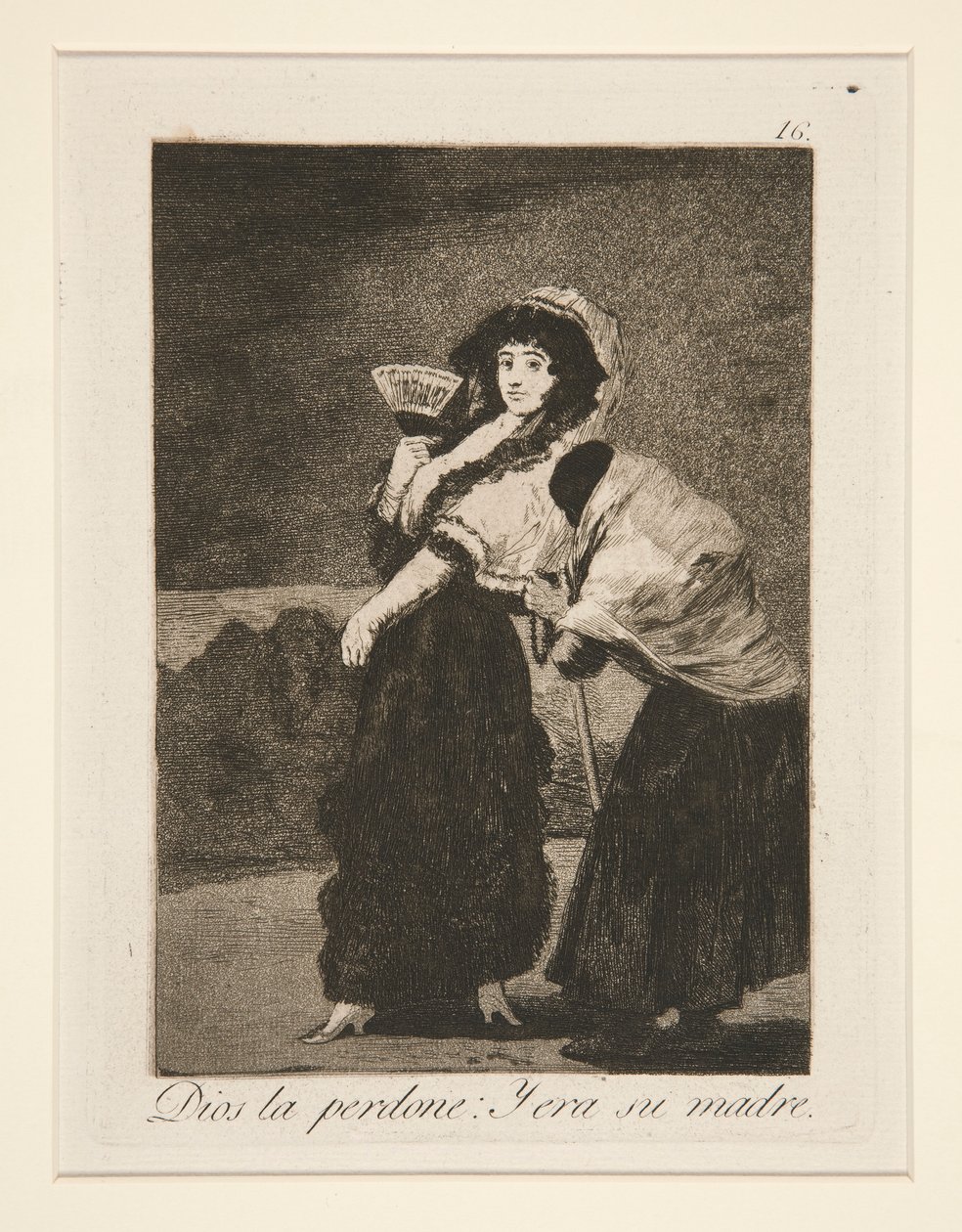 Gud tilgive hende: og det var hendes mor (til himlen af Francisco de Goya
