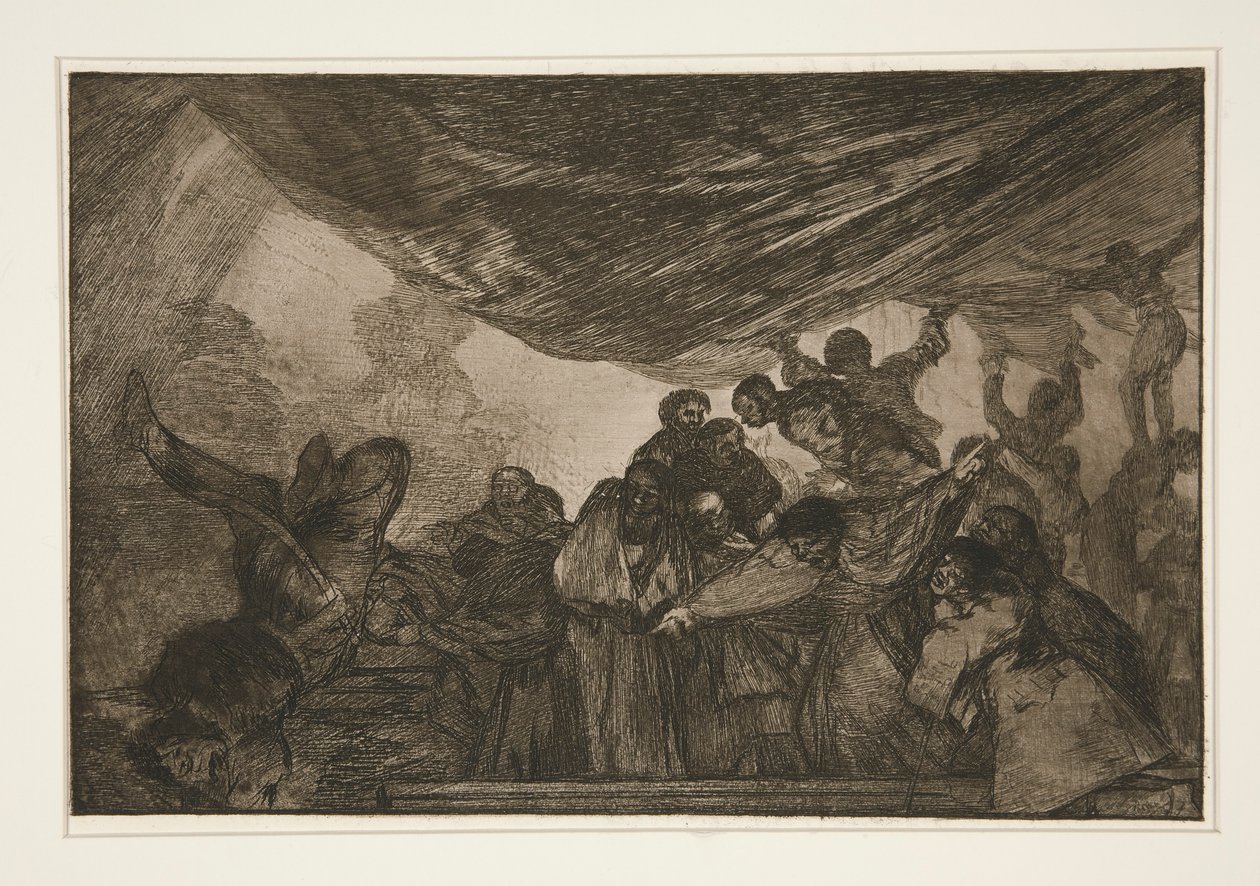 Disparate claro (Klar dårskab), pl. 15 fra serien Los proverbios af Francisco de Goya
