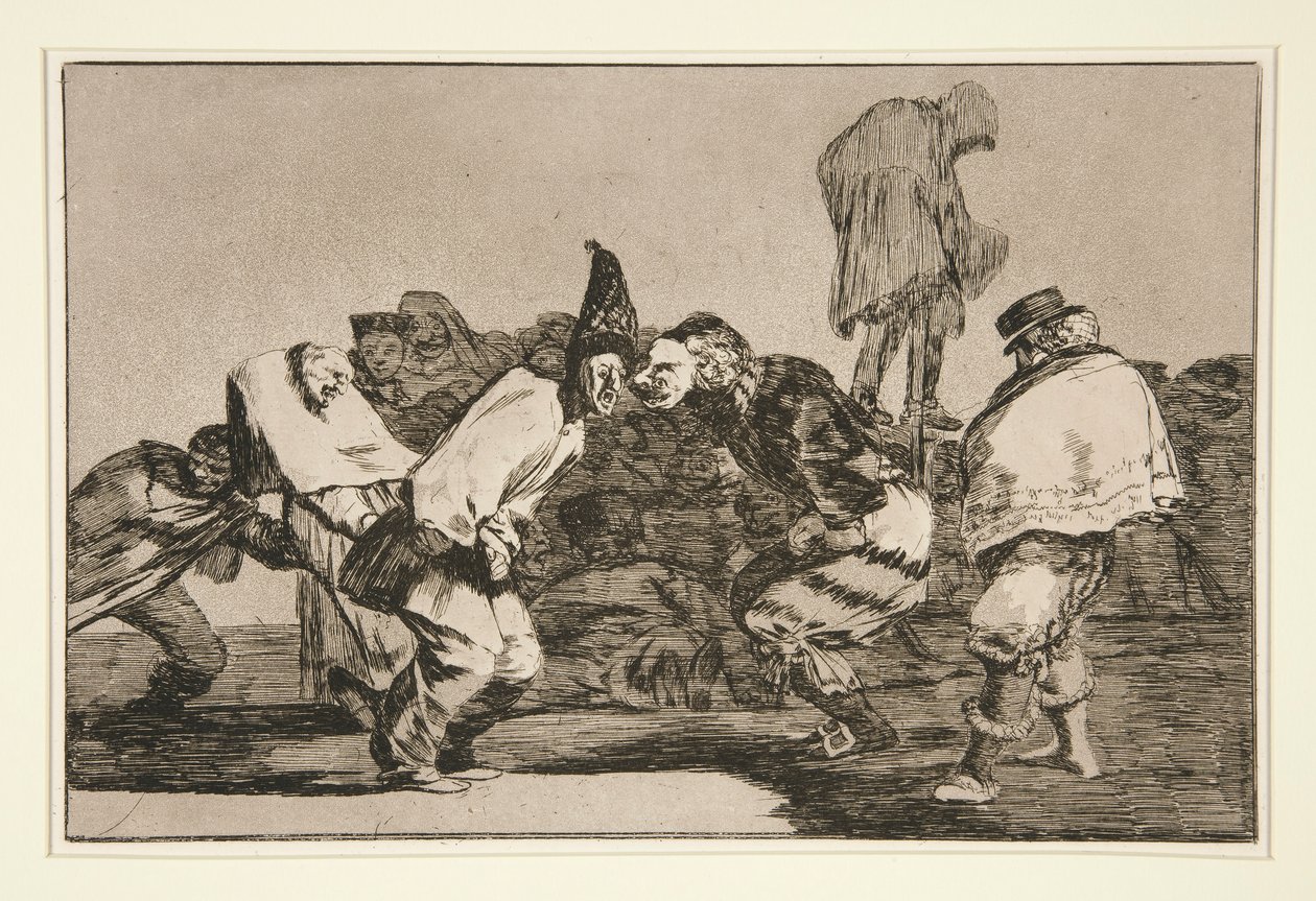 Disparate de carnaval (Carnival Folly), pl. 14 fra serien Los proverbios af Francisco de Goya