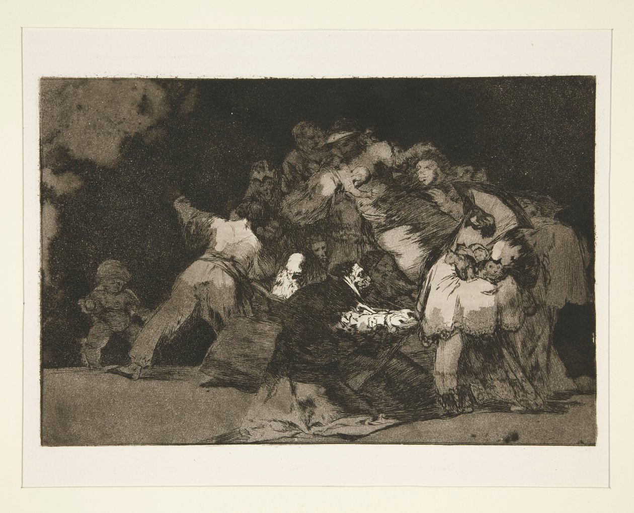 Uensartet generel (General Folly), pl. 9 fra serien Los proverbios af Francisco de Goya