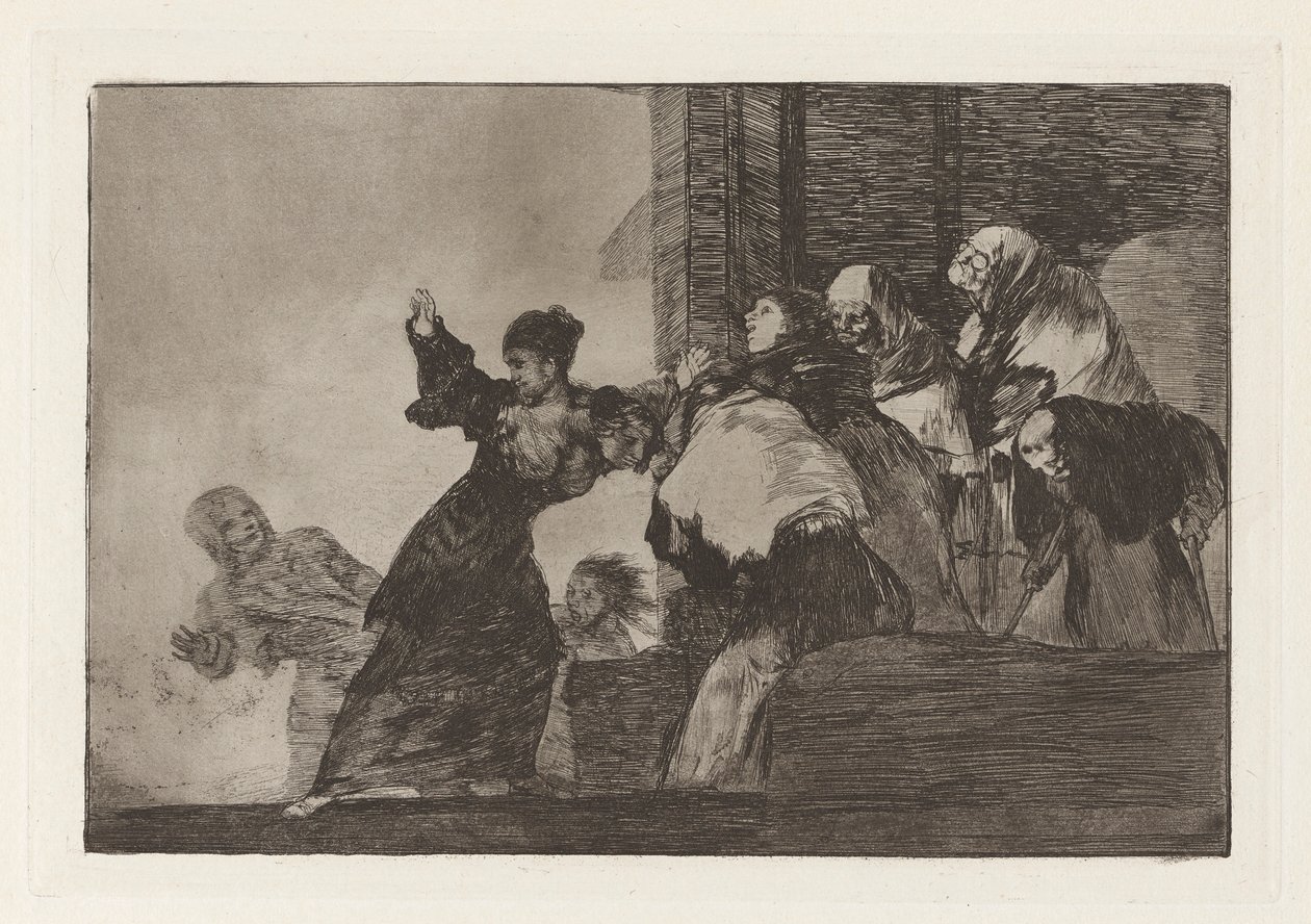 Disparate pobre (Poor Folly), også kendt som Two Heads Are Better Than One, fra serien Los disparates (Los proverbios) af Francisco de Goya