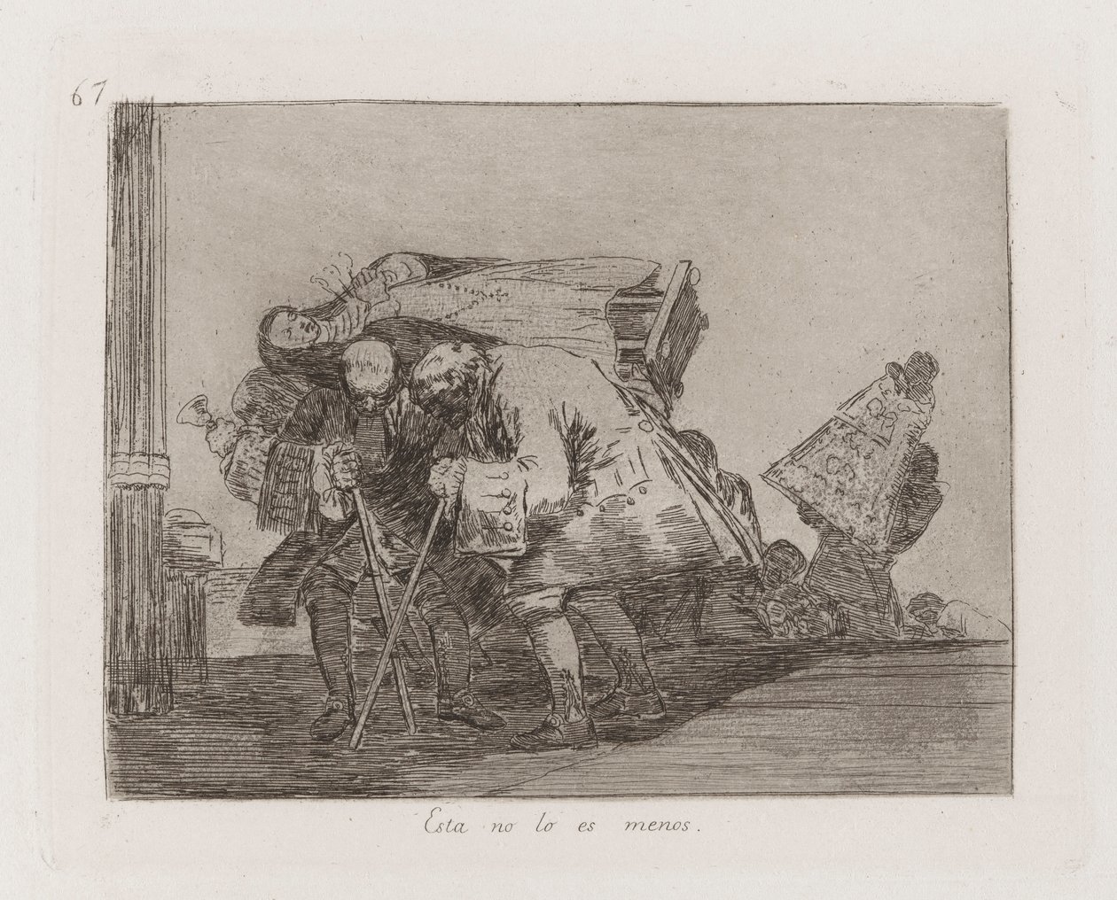 Dette er ikke mindre, Plade 67 fra The Disasters of War af Francisco de Goya
