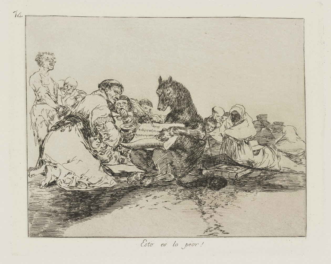 Det her er det værste! (Det er det værste!), pl. 74 fra serien The Disasters of War af Francisco de Goya