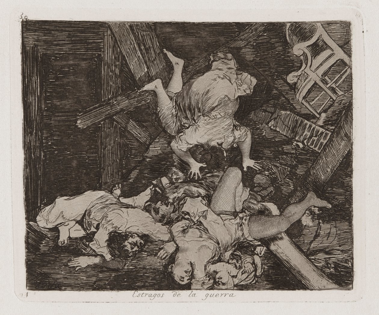 Ravages of War, Plade 30 fra The Disasters of War af Francisco de Goya