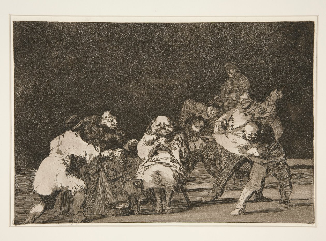 Loyalitet, pl. 17 fra serien Ordsprog af Francisco de Goya
