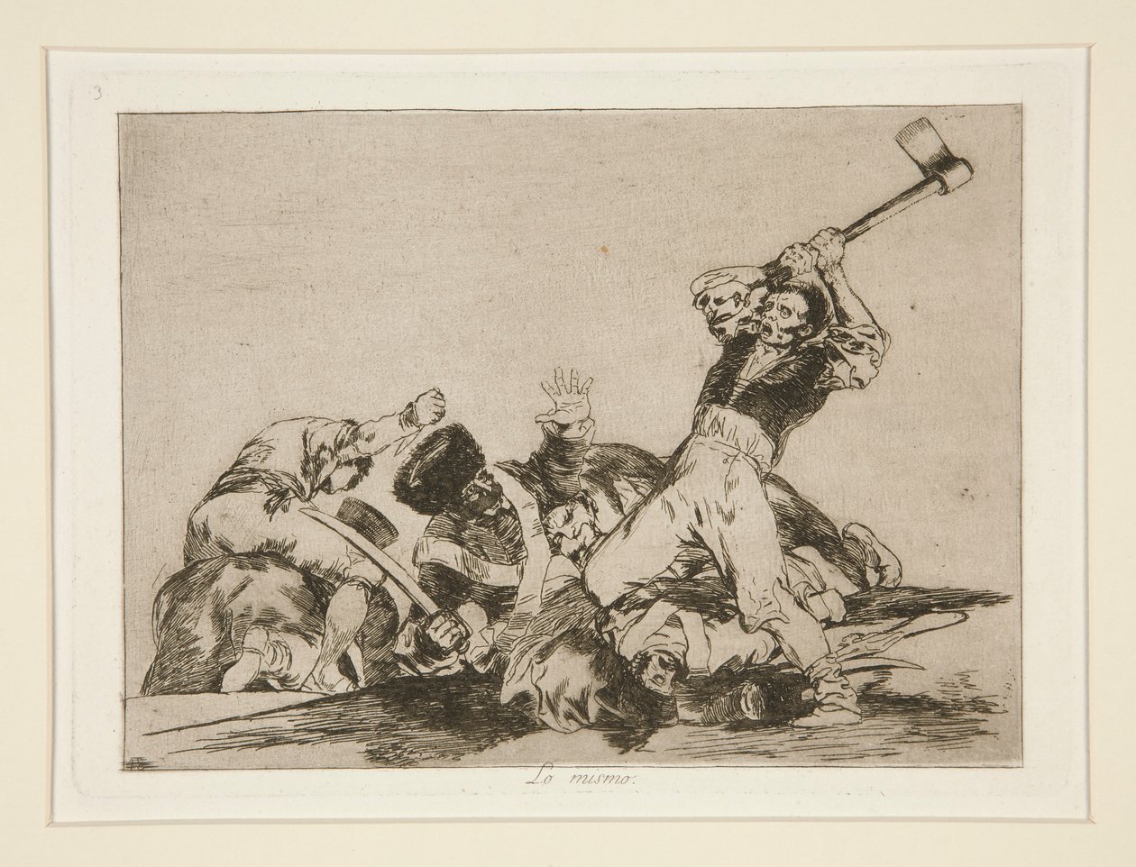 Det samme (Samme), pl. 3 fra The Disasters of War af Francisco de Goya