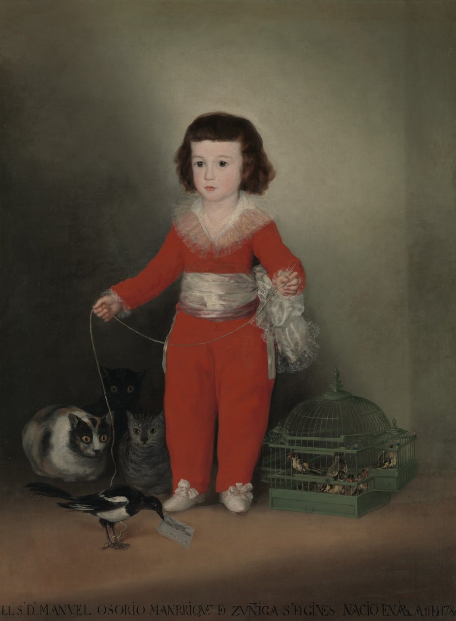 Manuel Osorio Manrique de Zuñiga 1784-1792, 1787-88. af Francisco de Goya