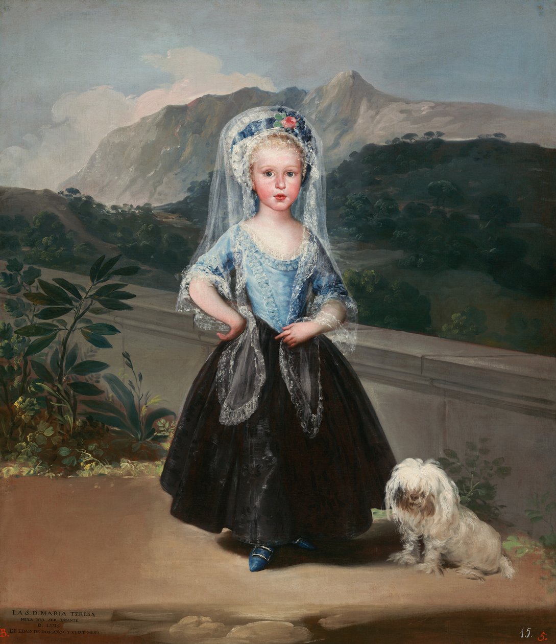 María Teresa de Borbón y Vallabriga, senere grevinde af Chinchón af Francisco de Goya