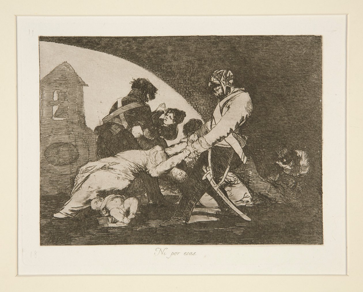 Heller ikke for dem (heller ikke disse), pl. 11 fra The Disasters of War af Francisco de Goya