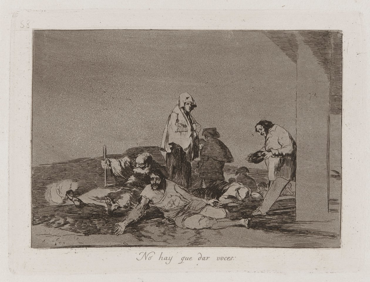Der er ingen grund til at give stemmer (It af Francisco de Goya