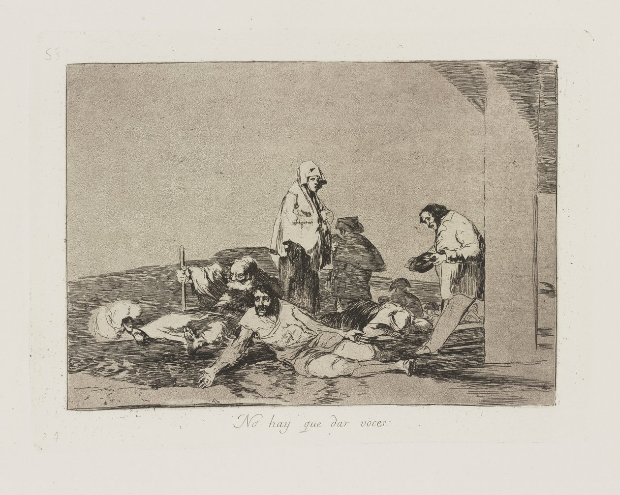 Du behøver ikke at råbe. (Vare af Francisco de Goya