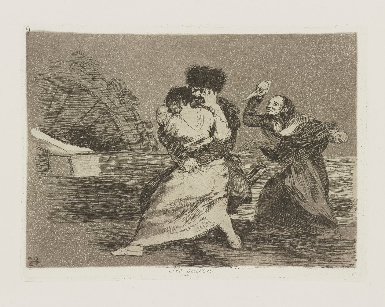 Det vil de ikke. (De Don af Francisco de Goya