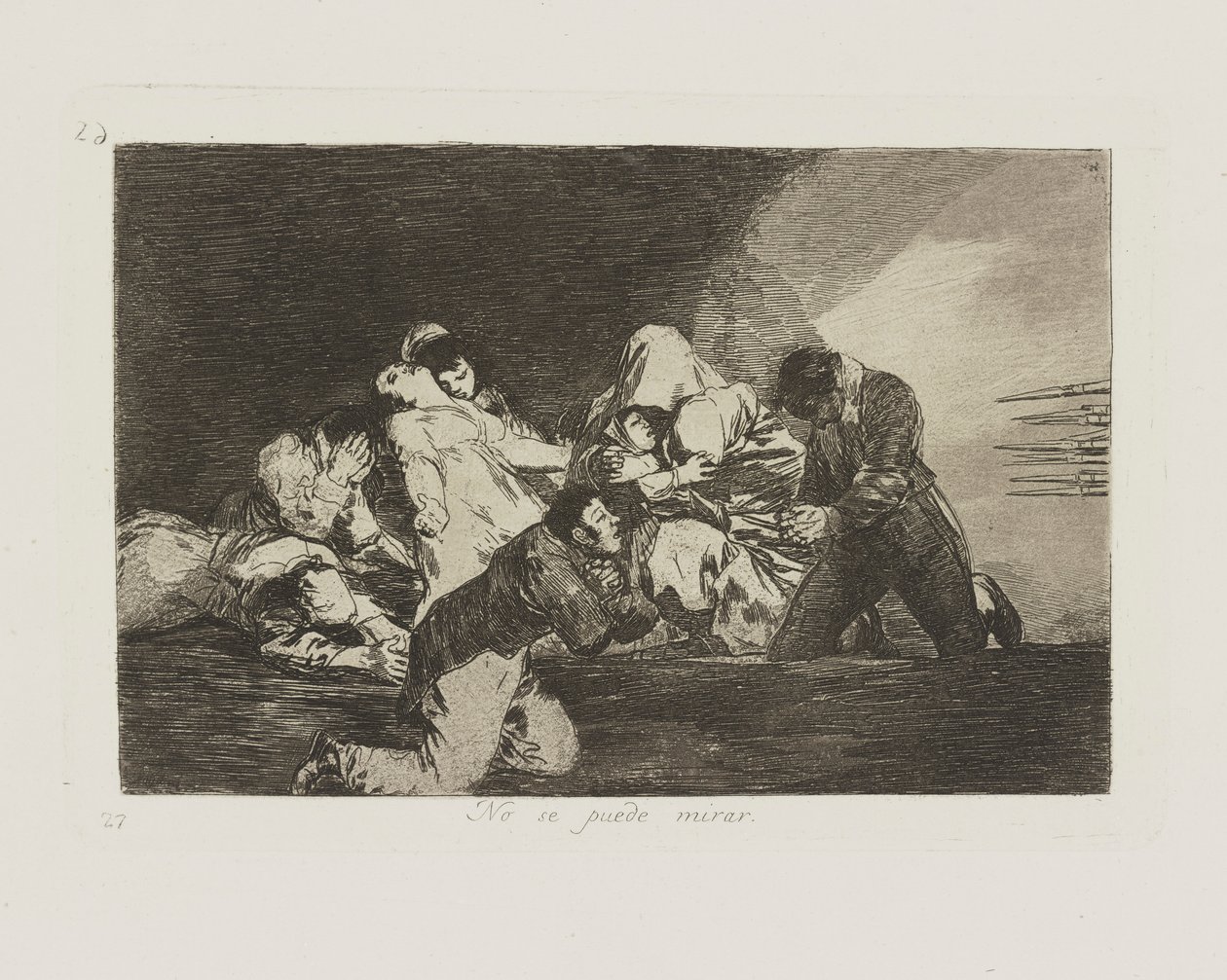 Kan ikke se. (Man kan af Francisco de Goya