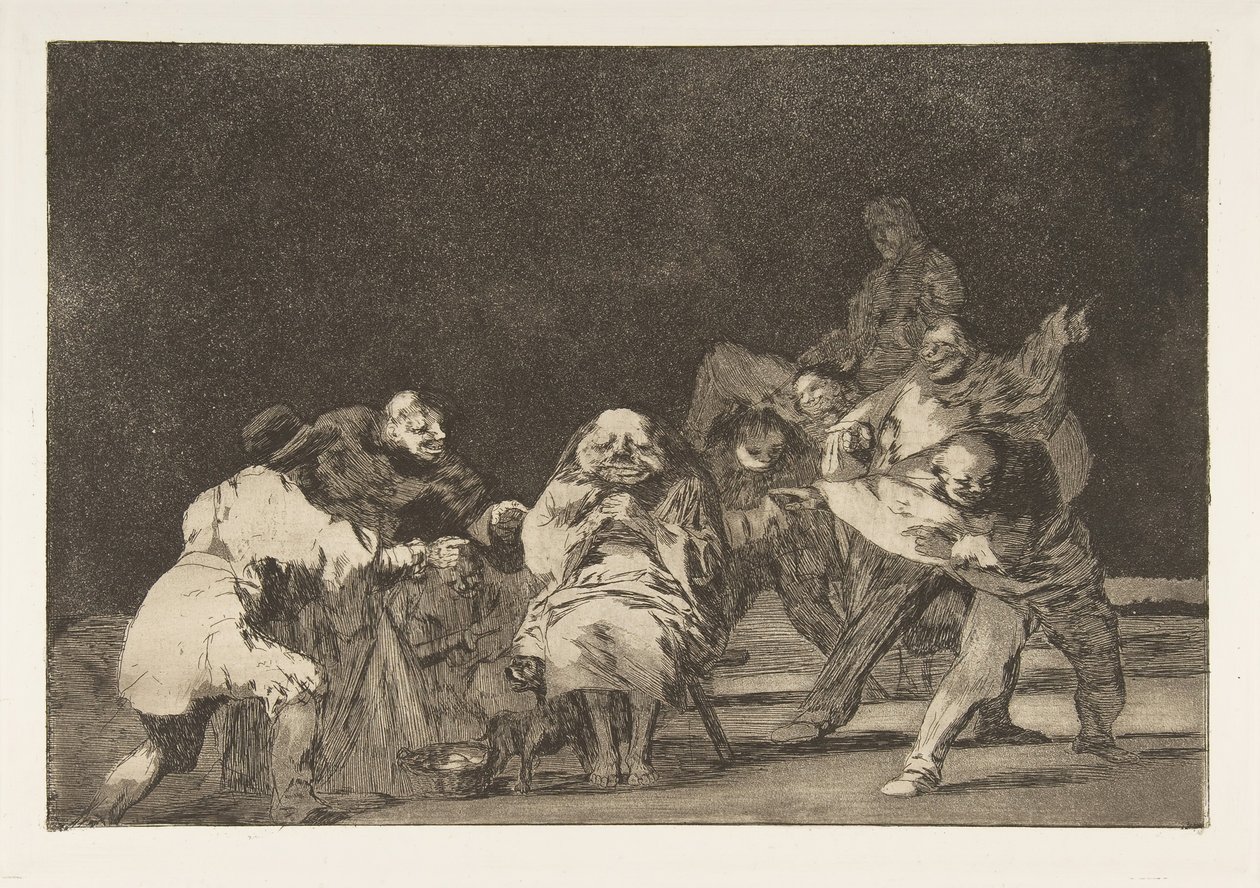Plade 17 fra Disparates: Loyalitet, ca. 1816-23 udgivet 1864. af Francisco de Goya