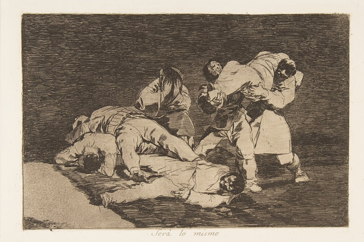 Plade 21 fra The Disasters of War Los Desastres de la Guerra: It w..., 1810 udgivet 1863. af Francisco de Goya