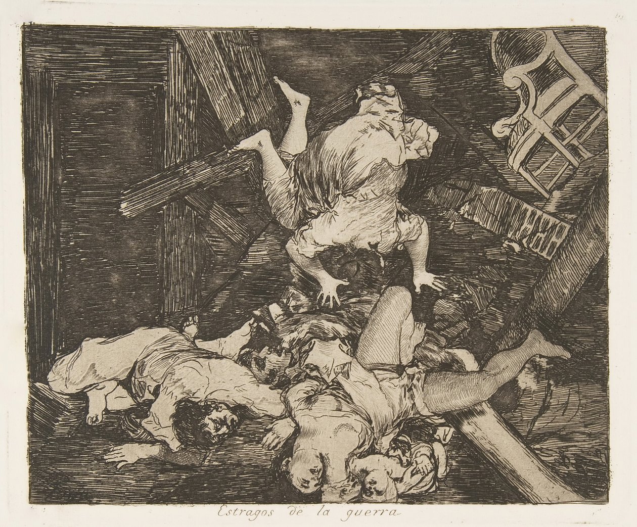 Plade 30 fra The Disasters of War Los Desastres de la Guerra: Ravag..., 1810 udgivet 1863. af Francisco de Goya