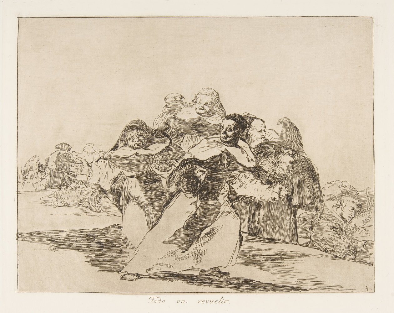 Plade 42 fra The Disasters of War Los Desastres de la Guerra: Every..., 1810 udgivet 1863. af Francisco de Goya