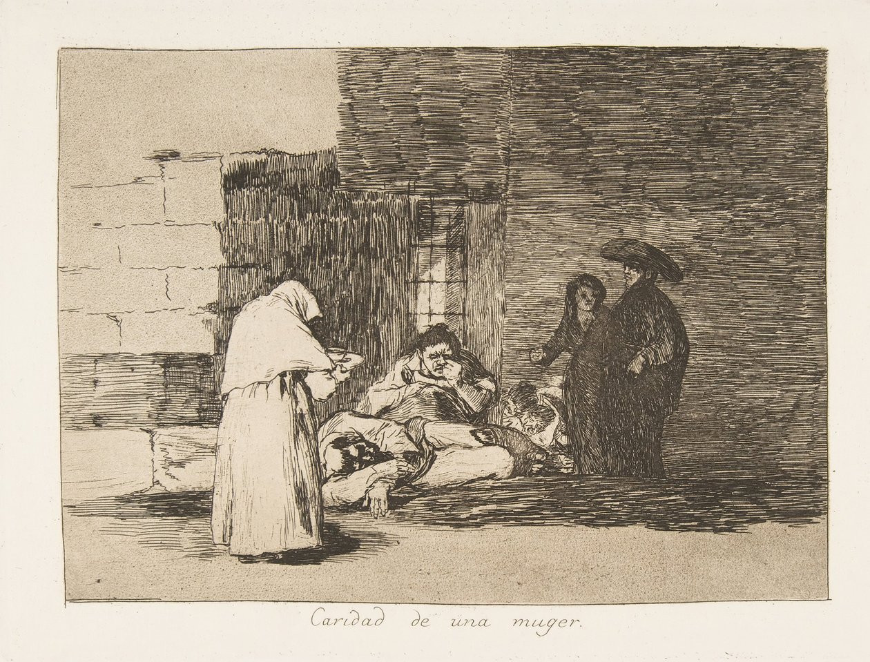 Plade 49 fra The Disasters of War Los Desastres de la Guerra: A ..., 1811-12 udgivet 1863. af Francisco de Goya