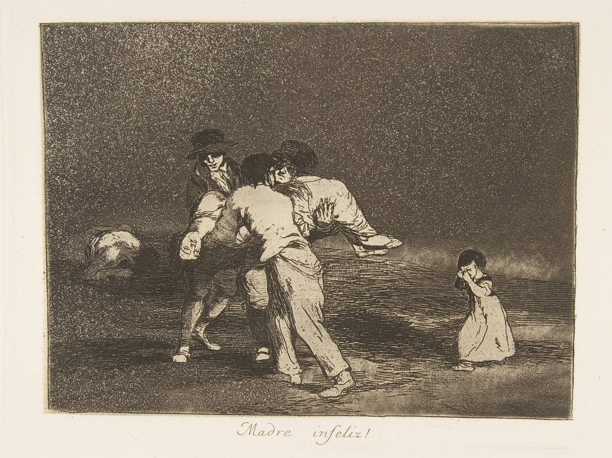 Plade 50 fra The Disasters of War The Disasters of War: A..., 1811-12 udgivet 1863. af Francisco de Goya