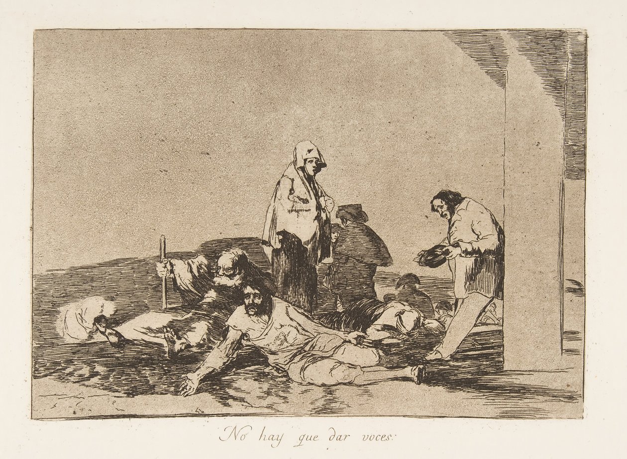 Plade 58 fra The Disasters of War Los Desastres de la Guerra: It..., 1811-12 publiced 1863. af Francisco de Goya