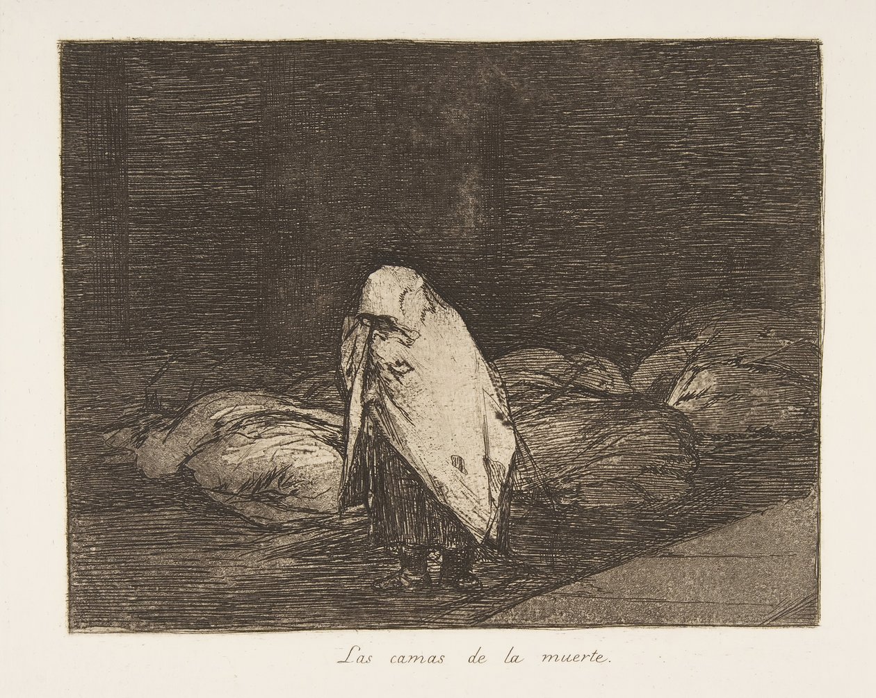 Plade 62 fra The Disasters of War Los Desastres de la Guerra: Th..., 1811-12 udgivet 1863. af Francisco de Goya