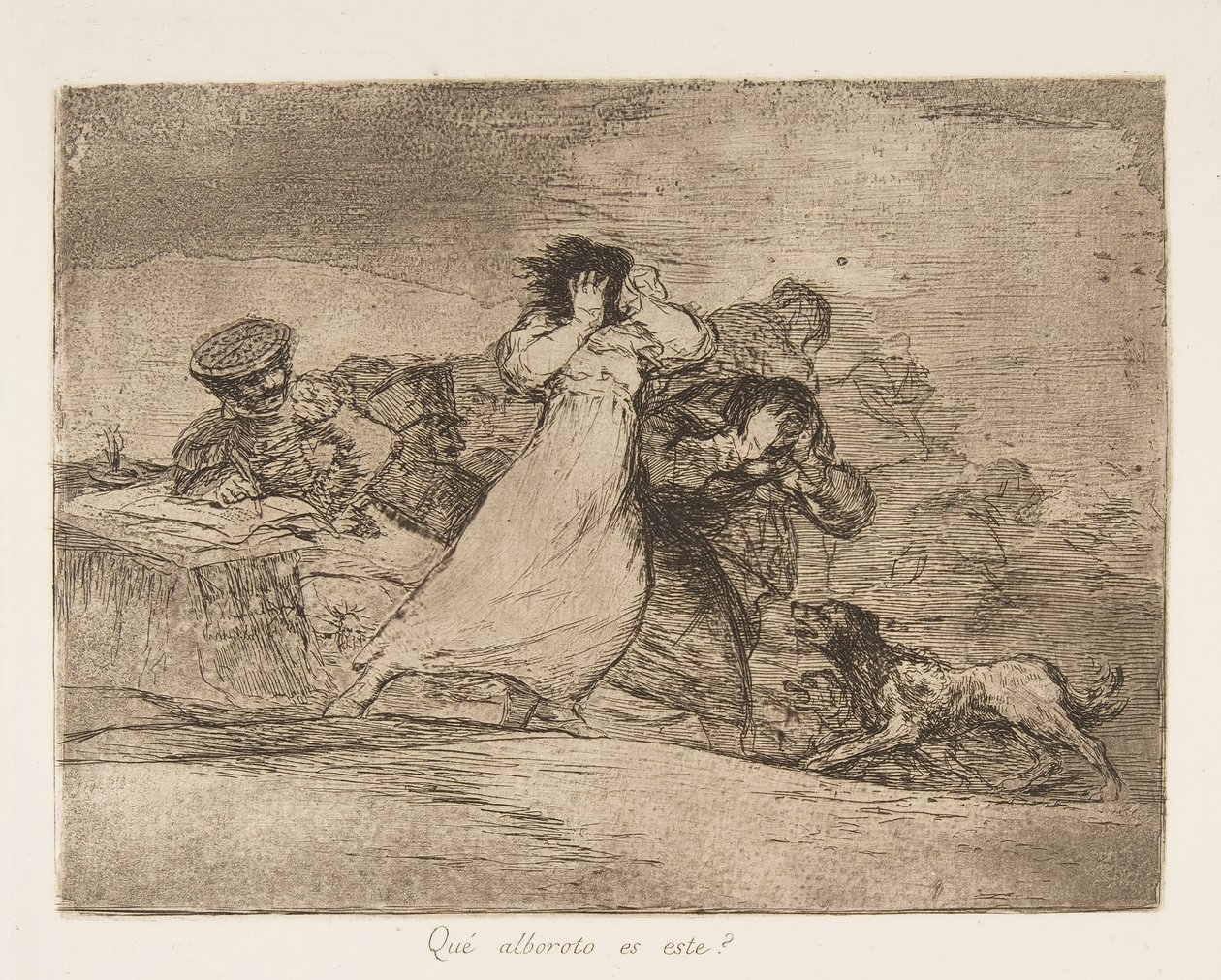 Plade 65 fra The Disasters of War Los Desastres de la Guerra..., efter 1814-15 udgivet 1863. af Francisco de Goya