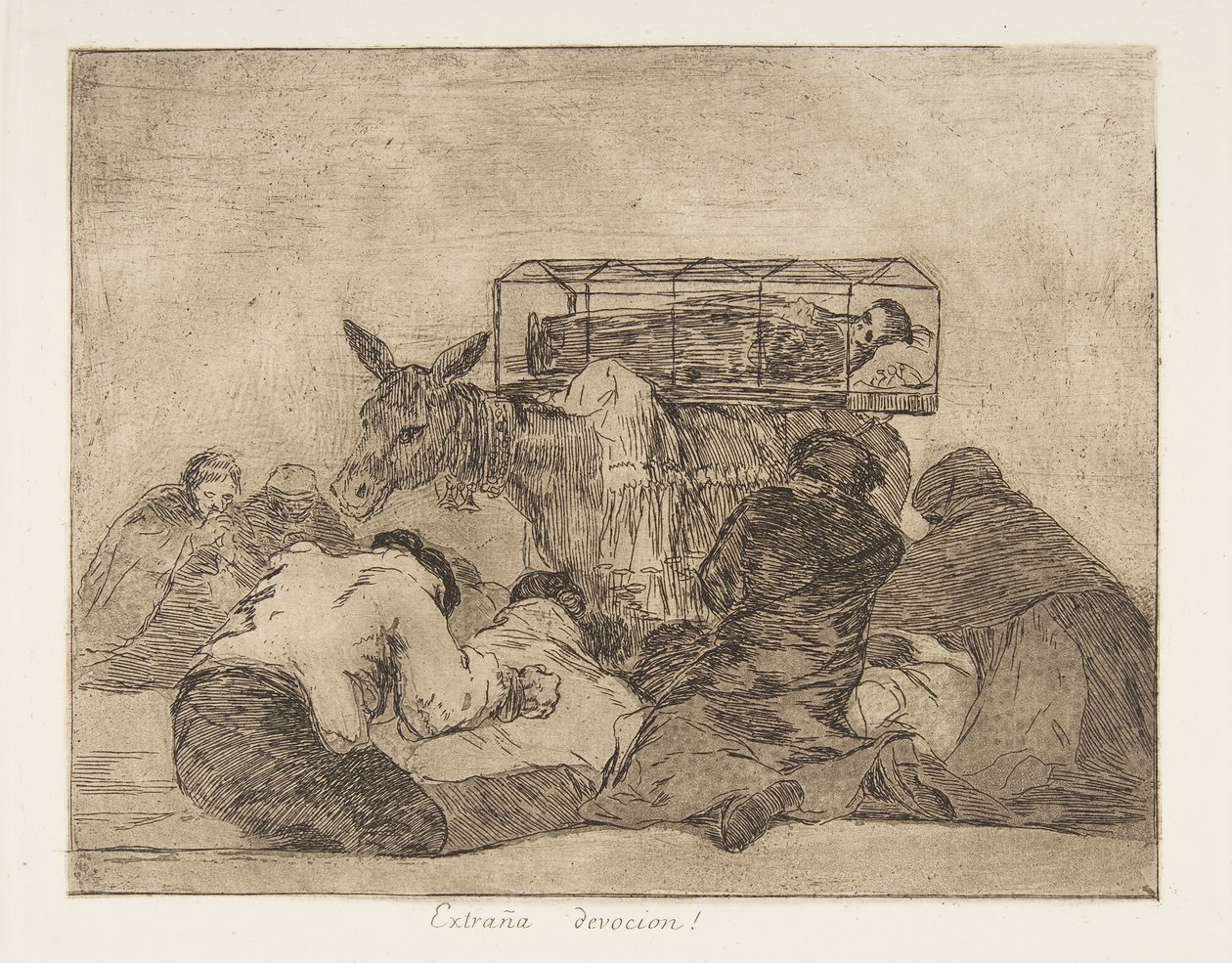 Plade 66 fra The Disasters of War Los Desastres de la Guerra..., efter 1814-15 udgivet 1863. af Francisco de Goya