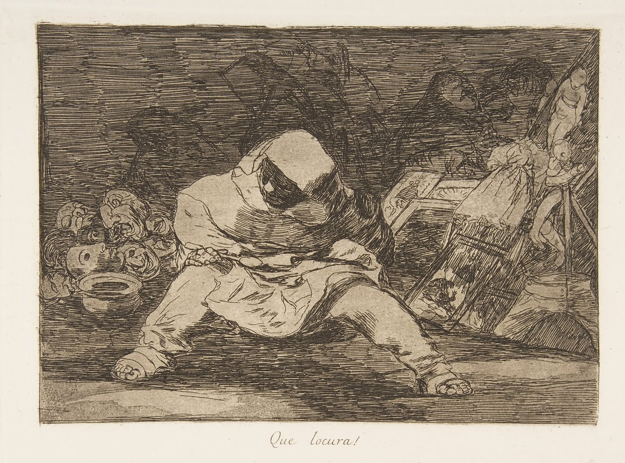 Plade 68 fra The Disasters of War Los Desastres de la Guerra..., efter 1814-15 udgivet 1863. af Francisco de Goya