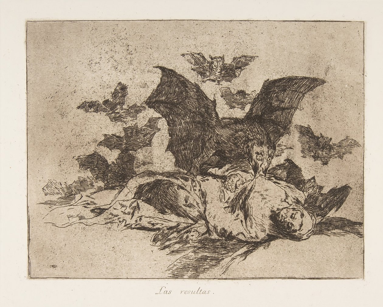 Plade 72 fra The Disasters of War Los Desastres de la Guerra..., efter 1814-15 udgivet 1863. af Francisco de Goya