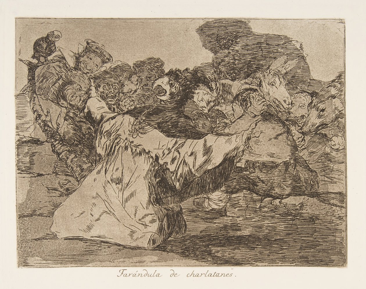Plade 75 fra The Disasters of War Los Desastres de la Guerra..., efter 1814-15 udgivet 1863. af Francisco de Goya