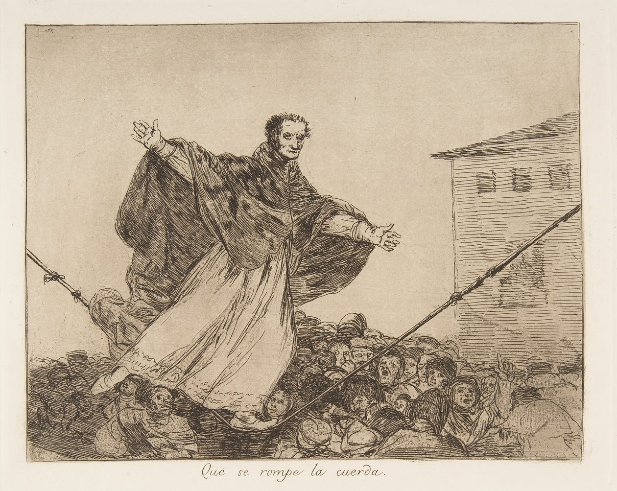 Plade 77 fra The Disasters of War Los Desastres de la Guerra..., efter 1814-15 udgivet 1863. af Francisco de Goya