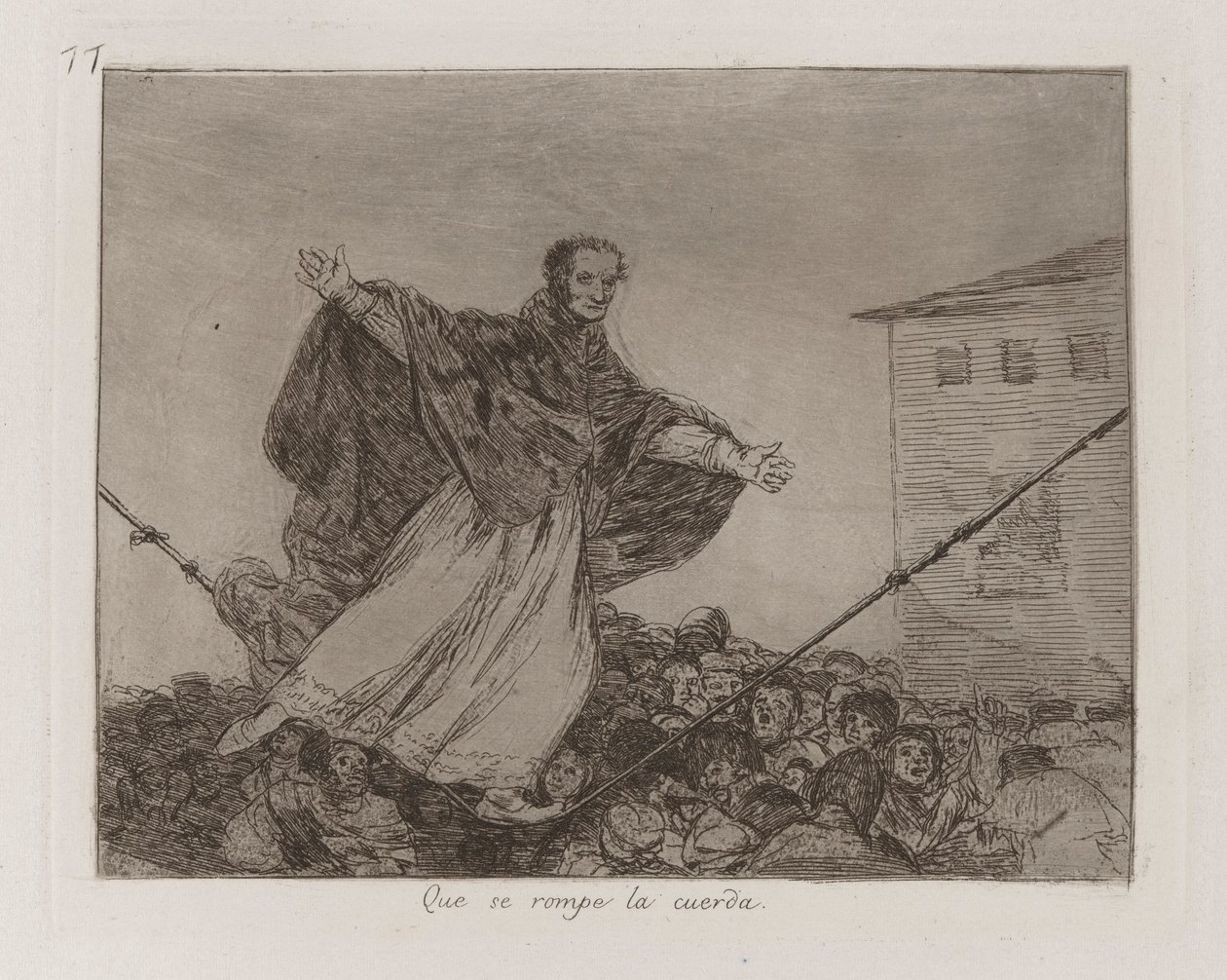 May the Cord Break, Plade 77 fra The Disasters of War af Francisco de Goya