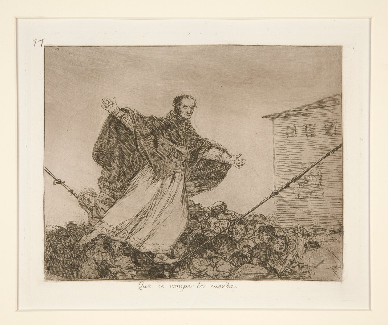 Maj ledningsbrud, pl. 77 fra The Disasters of War af Francisco de Goya