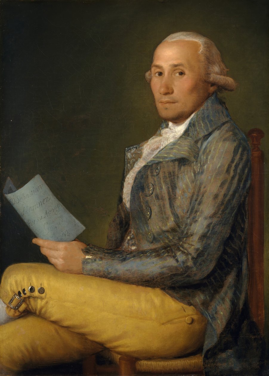 Sebastian Martinez y Perez 1747-1800, 1792. af Francisco de Goya