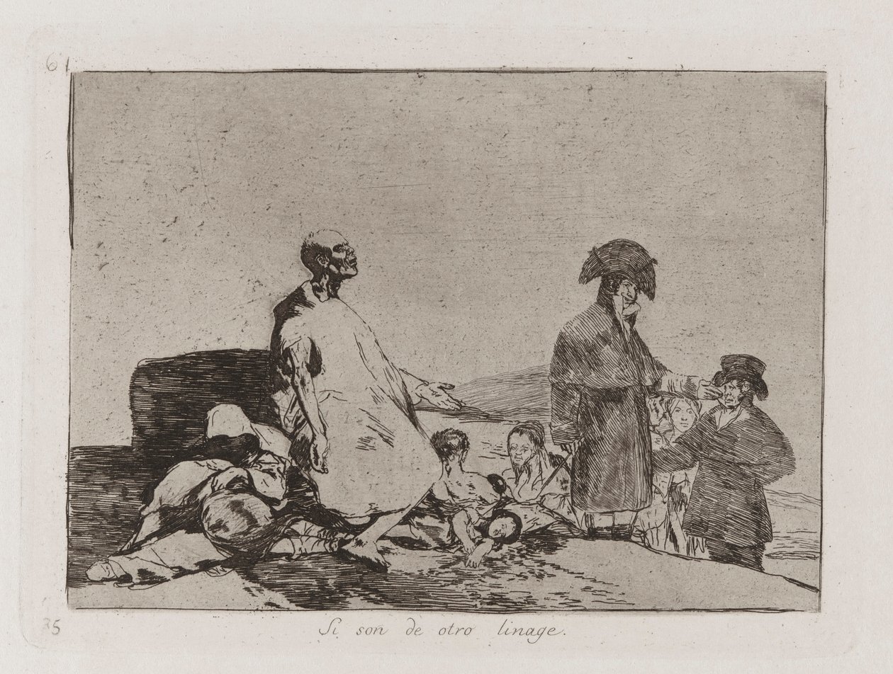 If They Are of Another Breed (Perhaps They Are of Another Breed), Plade 61 fra The Disasters of War af Francisco de Goya