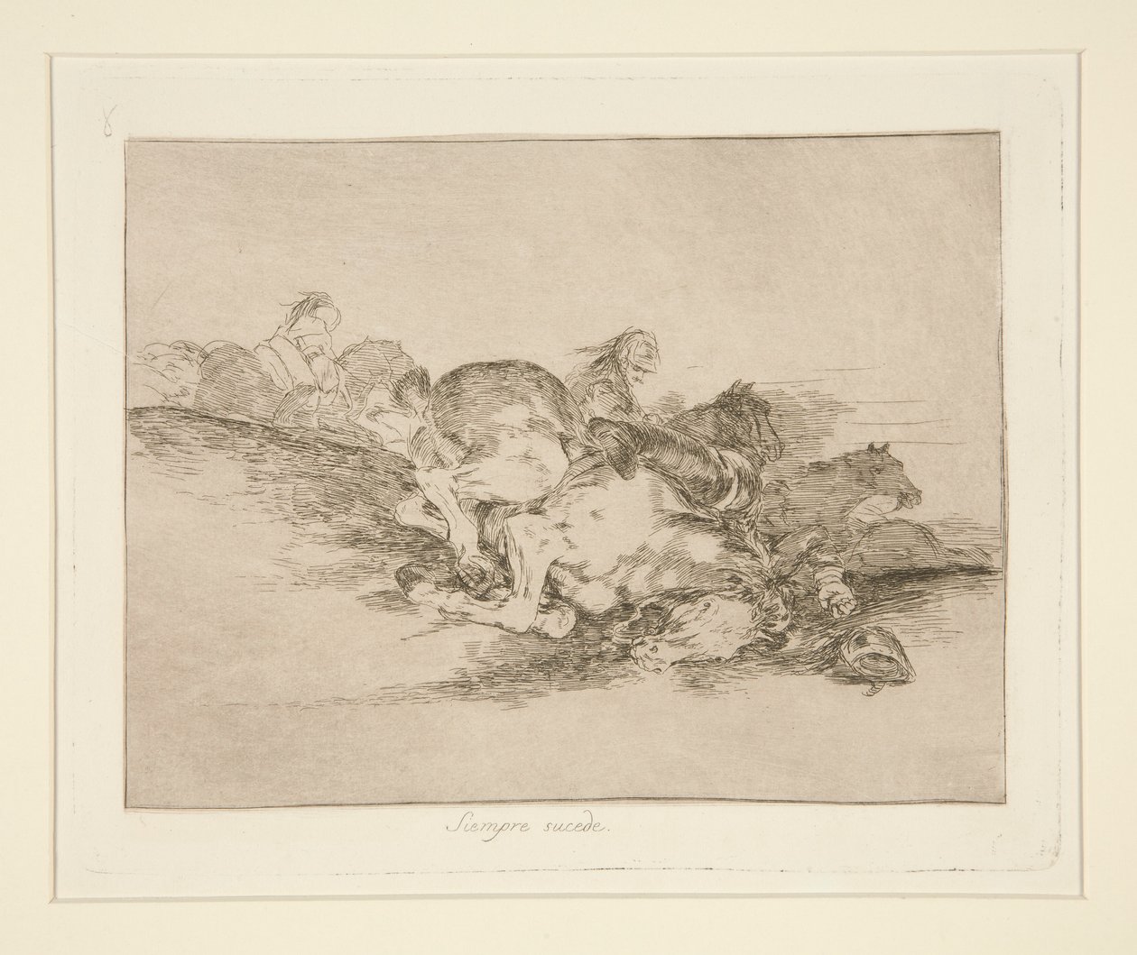 Det sker altid (It Always Happens), pl. 8 fra The Disasters of War af Francisco de Goya