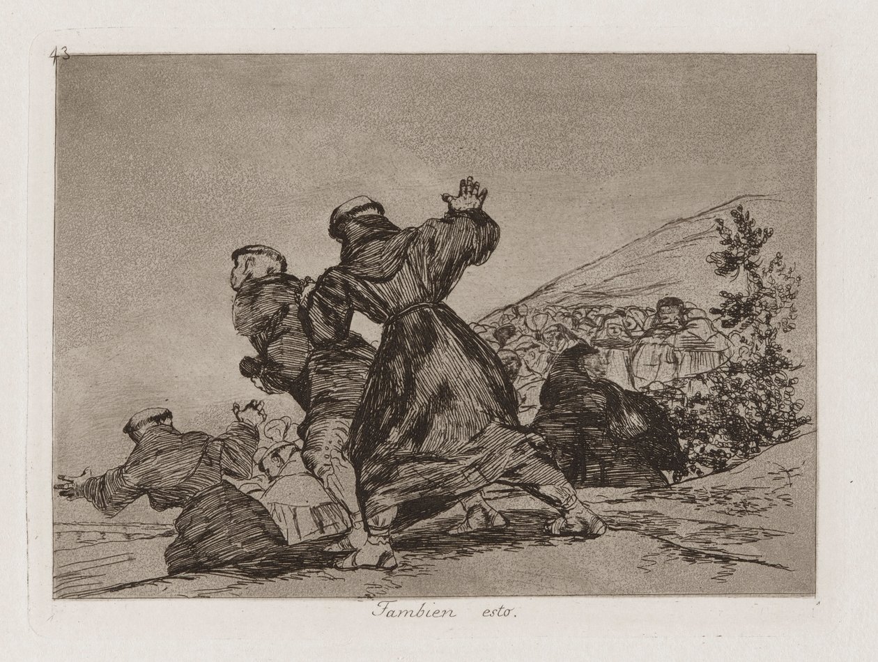 Også This (This Too), Plade 43 fra The Disasters of War af Francisco de Goya