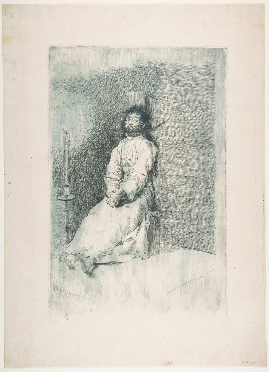 The Garroted Man The Garroted Man, ca. 1778-80. af Francisco de Goya