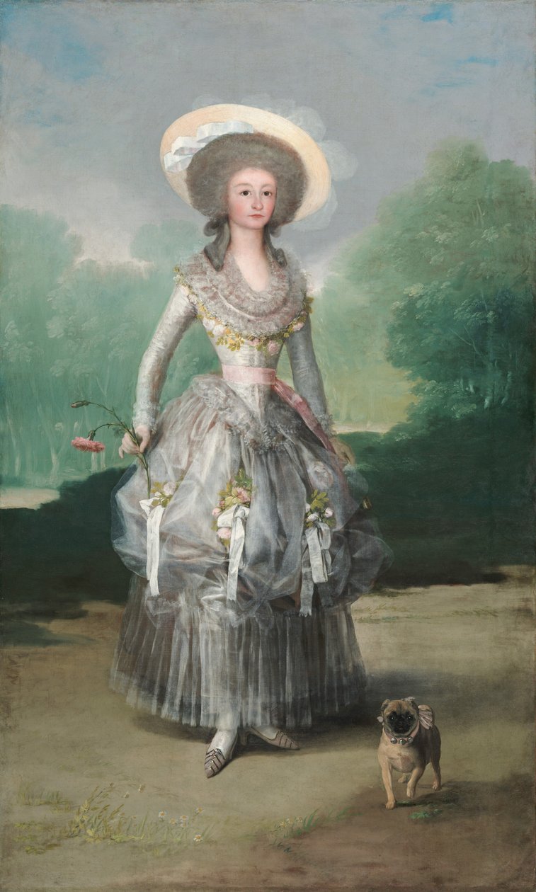 Marquesa de Pontejos af Francisco de Goya