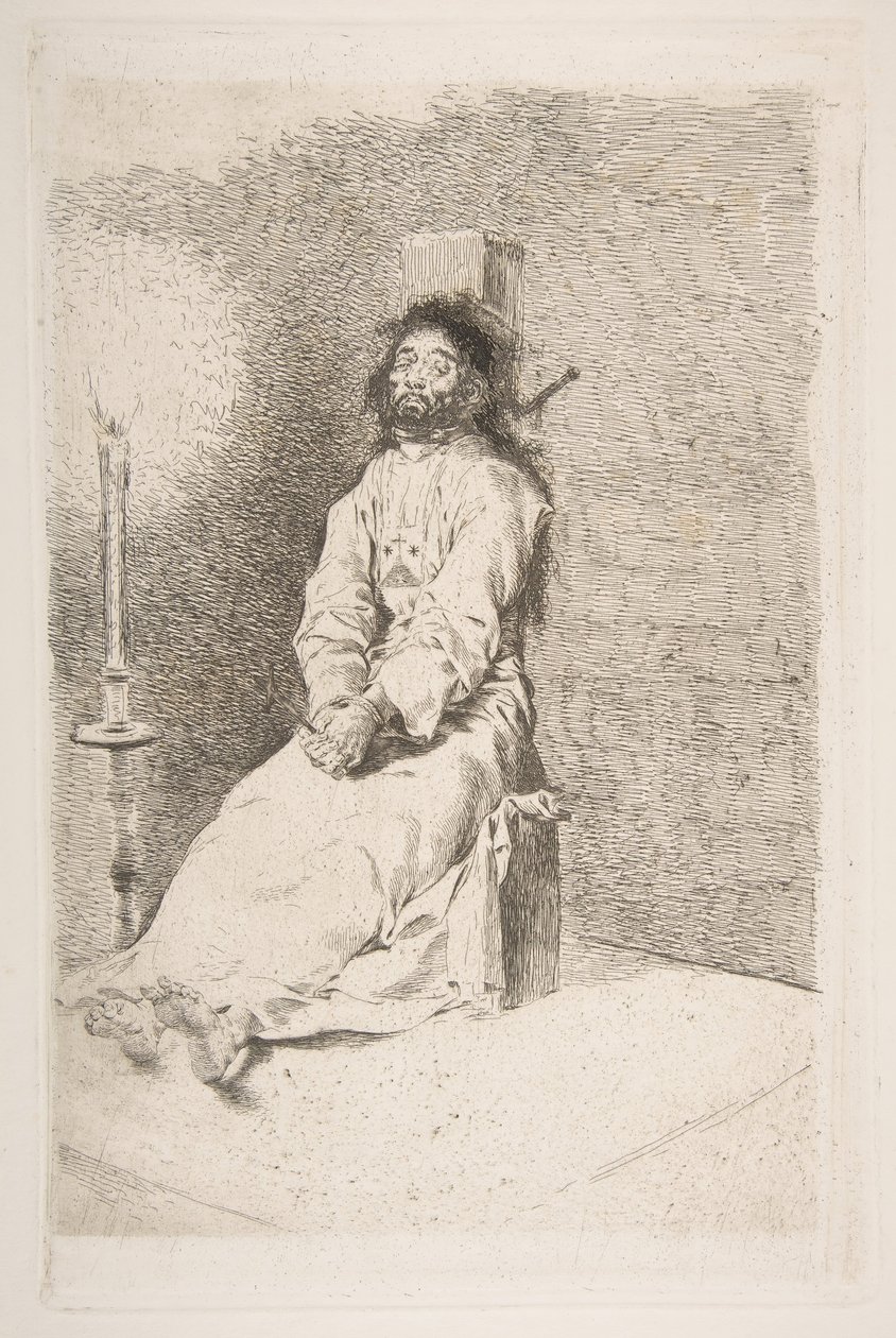 Den garrotede mand Den garrotede mand, 1778-80. af Francisco de Goya