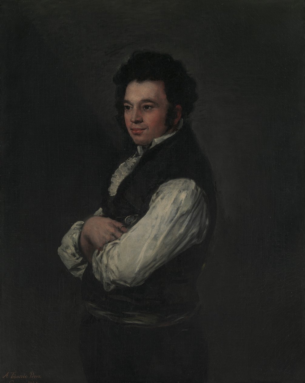 Tiburcio Pérez y Cuervo 178586-1841, arkitekten, 1820. af Francisco de Goya