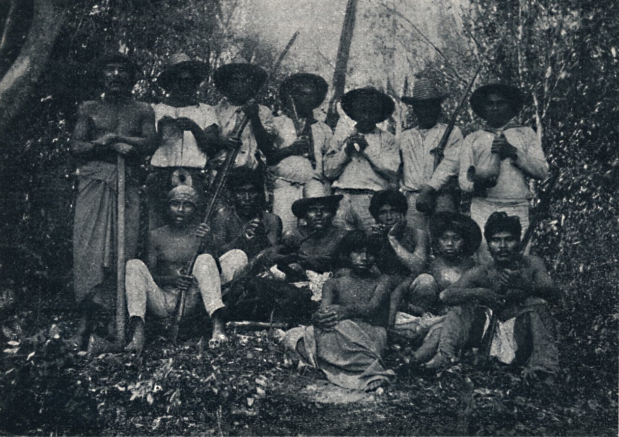 Kronede indianere, 1895 af Francisco Henszler