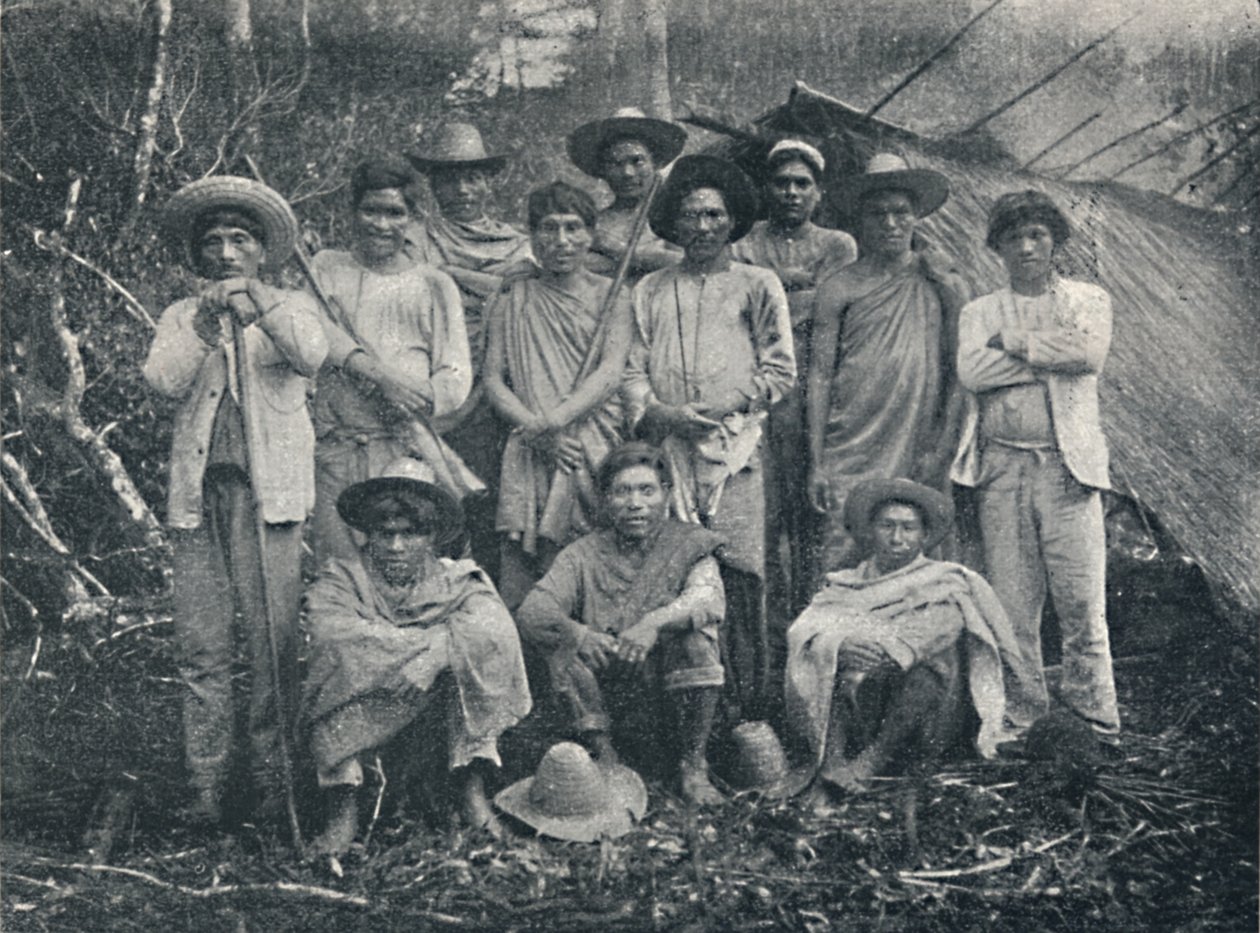 Kronede indianere, 1895 af Francisco Henszler