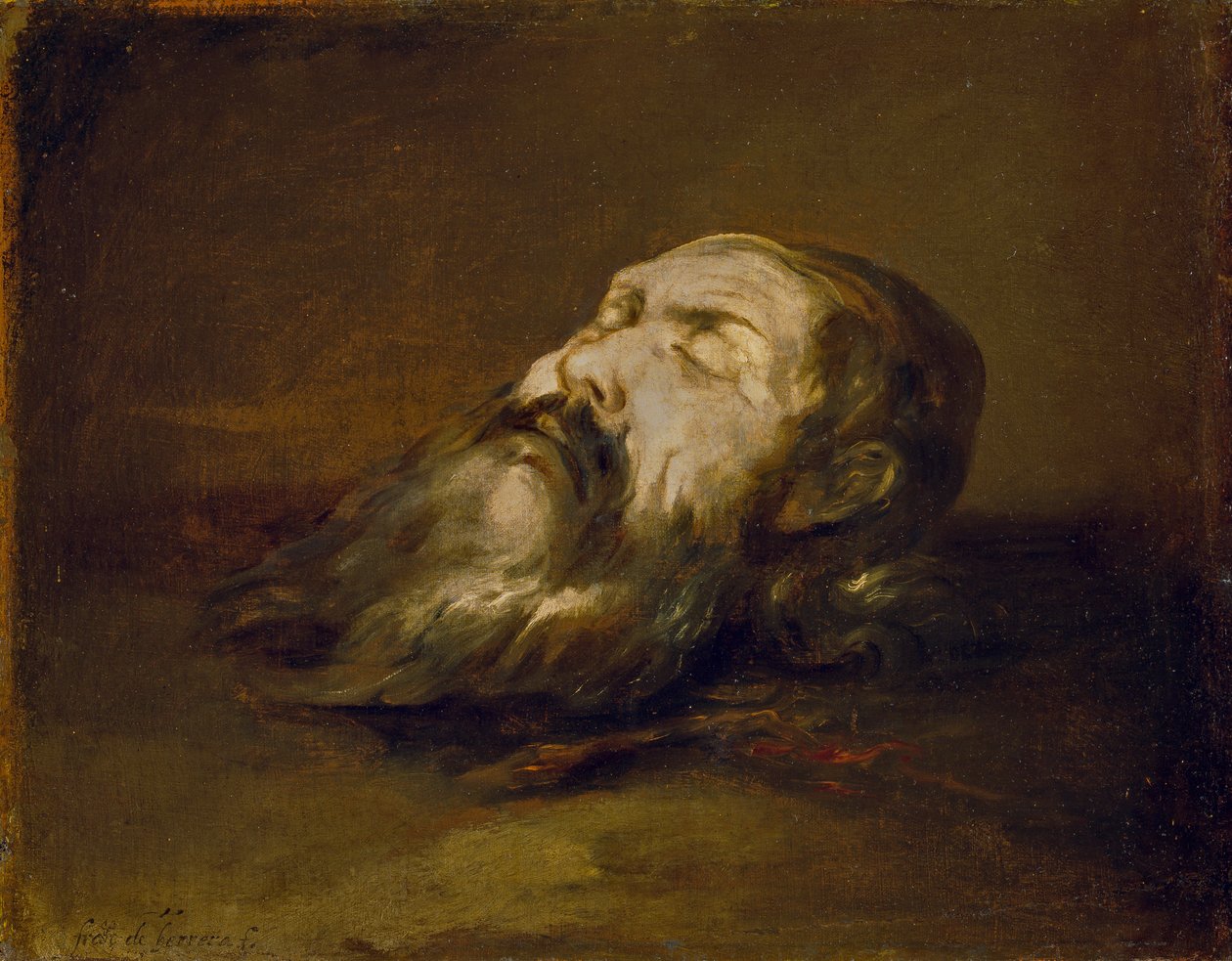 Saints hoved halshugget af Francisco Herrera the Elder