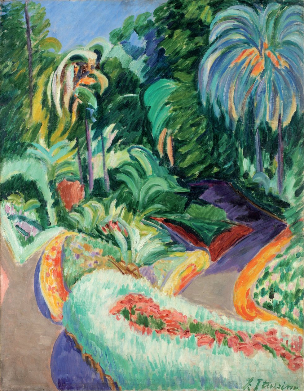 Garden, ca 1913-1919 af Francisco Iturrino