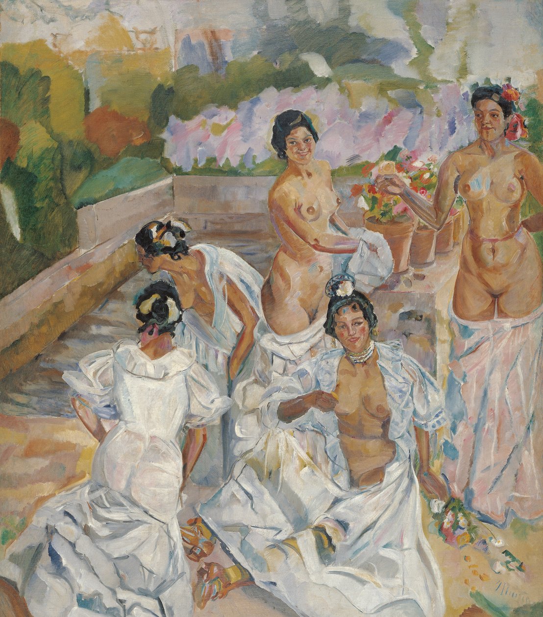 The Bath Sevilledani af Francisco Iturrino