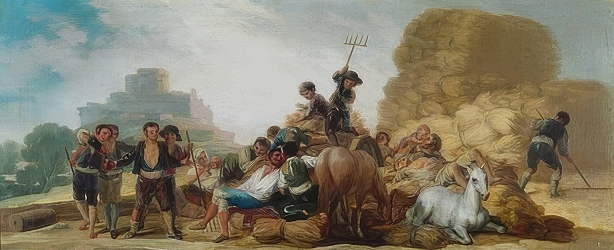 La Era o El Verano (Tærskegulvet eller Sommeren). 1786 af Francisco de Goya