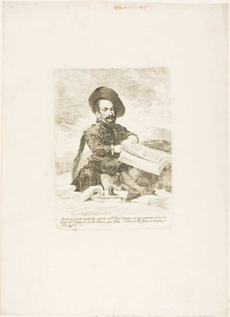 En dværg af Francisco Jose de Goya y Lucientes